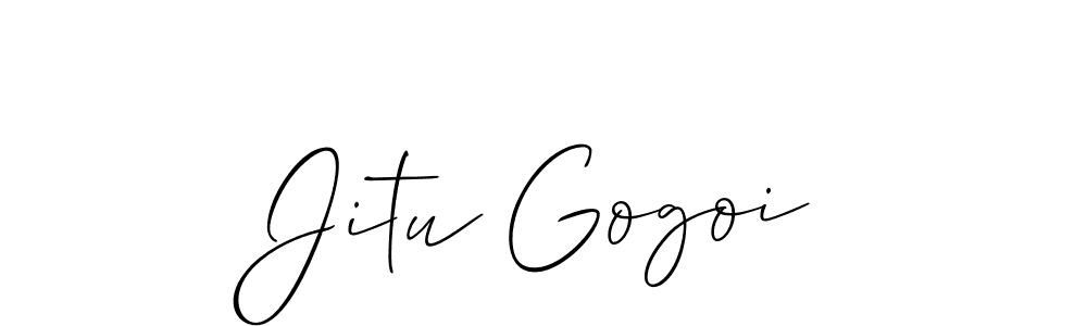 Once you've used our free online signature maker to create your best signature Allison_Script style, it's time to enjoy all of the benefits that Jitu Gogoi name signing documents. Jitu Gogoi signature style 2 images and pictures png