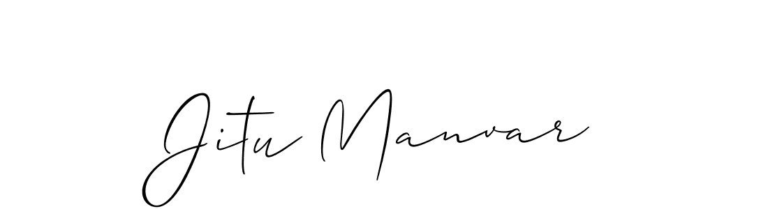 Similarly Allison_Script is the best handwritten signature design. Signature creator online .You can use it as an online autograph creator for name Jitu Manvar. Jitu Manvar signature style 2 images and pictures png