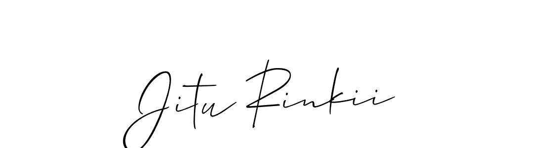 Here are the top 10 professional signature styles for the name Jitu Rinkii. These are the best autograph styles you can use for your name. Jitu Rinkii signature style 2 images and pictures png