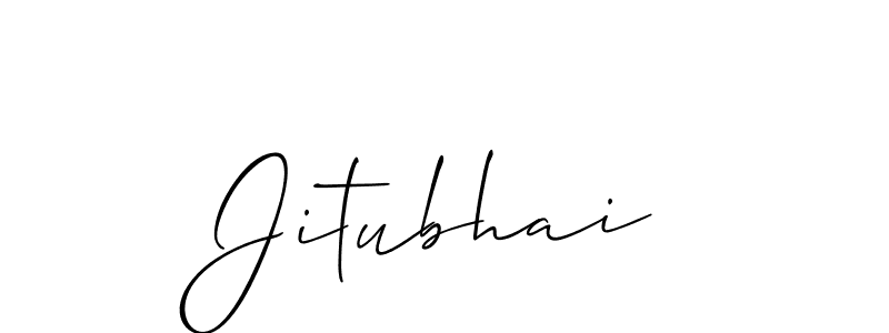 It looks lik you need a new signature style for name Jitubhai. Design unique handwritten (Allison_Script) signature with our free signature maker in just a few clicks. Jitubhai signature style 2 images and pictures png