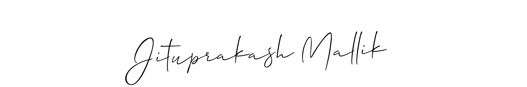 This is the best signature style for the Jituprakash Mallik name. Also you like these signature font (Allison_Script). Mix name signature. Jituprakash Mallik signature style 2 images and pictures png