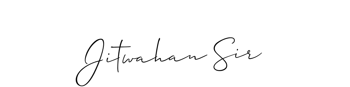 How to Draw Jitwahan Sir signature style? Allison_Script is a latest design signature styles for name Jitwahan Sir. Jitwahan Sir signature style 2 images and pictures png