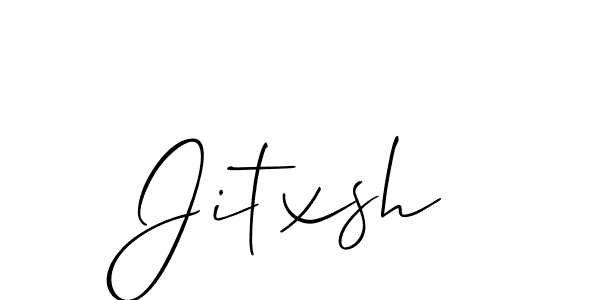 It looks lik you need a new signature style for name Jitxsh. Design unique handwritten (Allison_Script) signature with our free signature maker in just a few clicks. Jitxsh signature style 2 images and pictures png