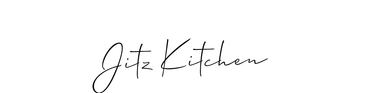 Here are the top 10 professional signature styles for the name Jitz Kitchen. These are the best autograph styles you can use for your name. Jitz Kitchen signature style 2 images and pictures png