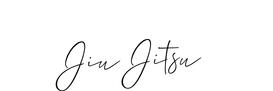 Make a beautiful signature design for name Jiu Jitsu. With this signature (Allison_Script) style, you can create a handwritten signature for free. Jiu Jitsu signature style 2 images and pictures png