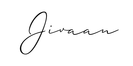 Enhance your business communications with Jivaan signature in Allison_Script lettering. Clean, modern, and universally compatible. Jivaan signature style 2 images and pictures png