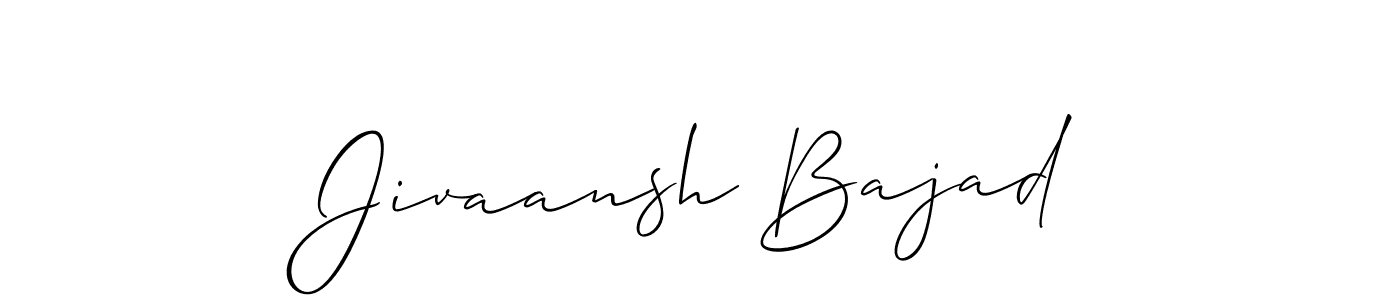Best and Professional Signature Style for Jivaansh Bajad. Allison_Script Best Signature Style Collection. Jivaansh Bajad signature style 2 images and pictures png