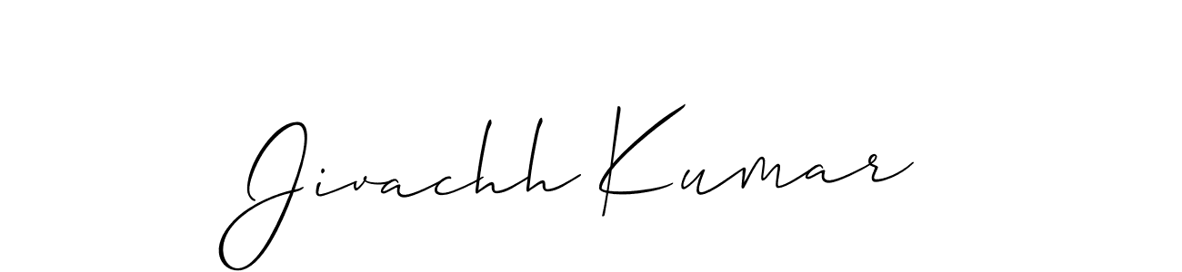 Make a beautiful signature design for name Jivachh Kumar. Use this online signature maker to create a handwritten signature for free. Jivachh Kumar signature style 2 images and pictures png