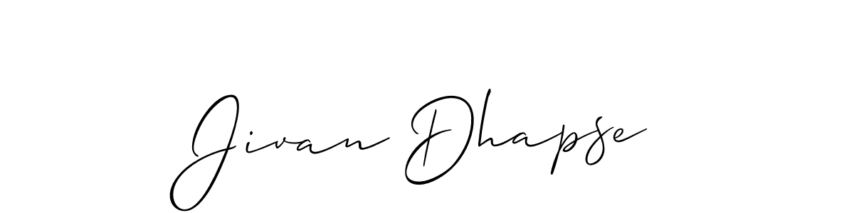 Check out images of Autograph of Jivan Dhapse name. Actor Jivan Dhapse Signature Style. Allison_Script is a professional sign style online. Jivan Dhapse signature style 2 images and pictures png