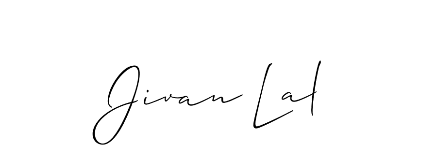 How to Draw Jivan Lal signature style? Allison_Script is a latest design signature styles for name Jivan Lal. Jivan Lal signature style 2 images and pictures png