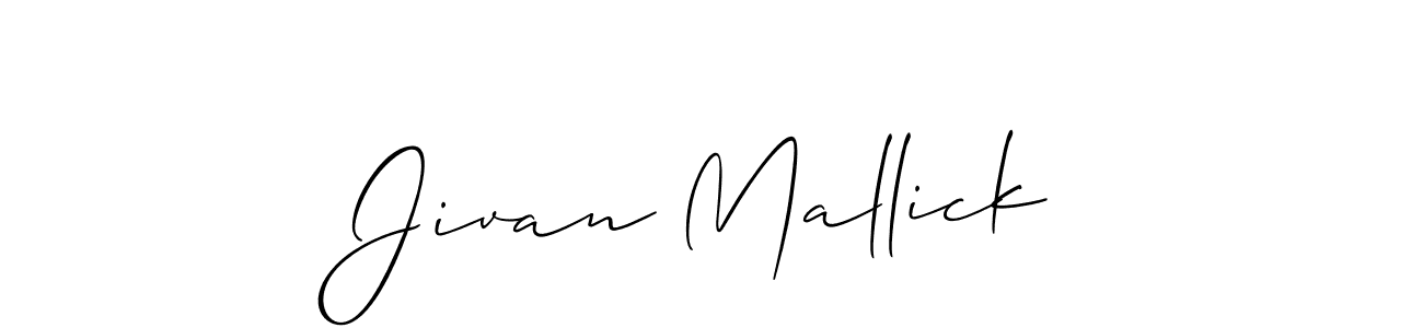 Best and Professional Signature Style for Jivan Mallick. Allison_Script Best Signature Style Collection. Jivan Mallick signature style 2 images and pictures png