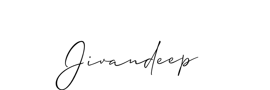 if you are searching for the best signature style for your name Jivandeep. so please give up your signature search. here we have designed multiple signature styles  using Allison_Script. Jivandeep signature style 2 images and pictures png