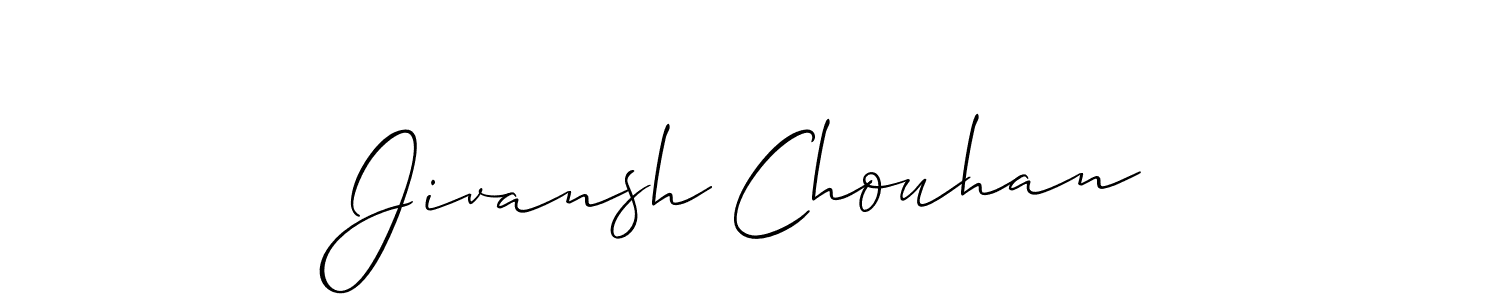 Similarly Allison_Script is the best handwritten signature design. Signature creator online .You can use it as an online autograph creator for name Jivansh Chouhan. Jivansh Chouhan signature style 2 images and pictures png
