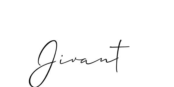 Similarly Allison_Script is the best handwritten signature design. Signature creator online .You can use it as an online autograph creator for name Jivant. Jivant signature style 2 images and pictures png