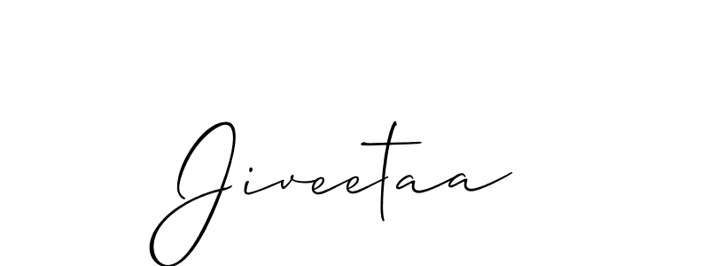 You should practise on your own different ways (Allison_Script) to write your name (Jiveetaa) in signature. don't let someone else do it for you. Jiveetaa signature style 2 images and pictures png