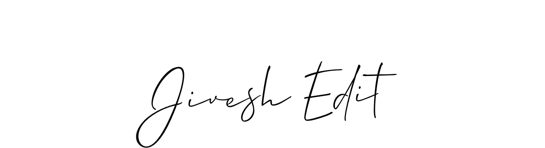 Once you've used our free online signature maker to create your best signature Allison_Script style, it's time to enjoy all of the benefits that Jivesh Edit name signing documents. Jivesh Edit signature style 2 images and pictures png