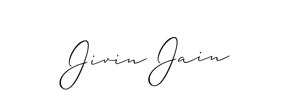 You can use this online signature creator to create a handwritten signature for the name Jivin Jain. This is the best online autograph maker. Jivin Jain signature style 2 images and pictures png