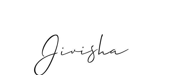 Similarly Allison_Script is the best handwritten signature design. Signature creator online .You can use it as an online autograph creator for name Jivisha. Jivisha signature style 2 images and pictures png