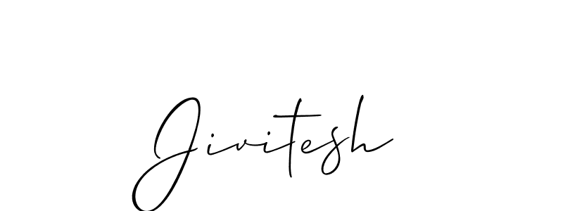 Make a beautiful signature design for name Jivitesh. Use this online signature maker to create a handwritten signature for free. Jivitesh signature style 2 images and pictures png