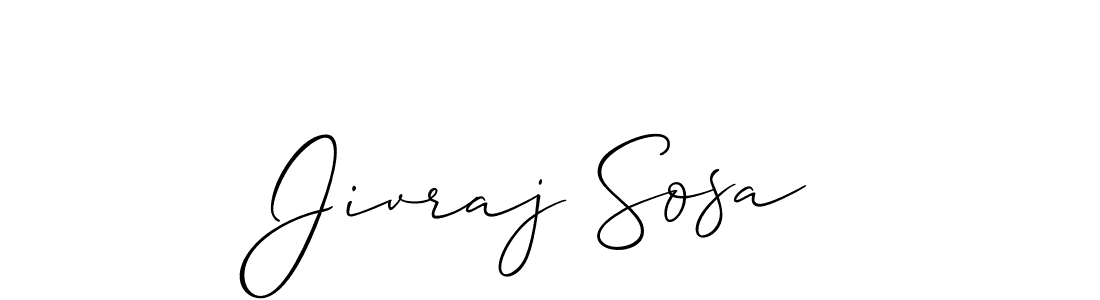 Make a beautiful signature design for name Jivraj Sosa. Use this online signature maker to create a handwritten signature for free. Jivraj Sosa signature style 2 images and pictures png