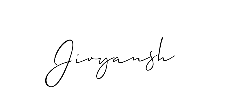 Best and Professional Signature Style for Jivyansh. Allison_Script Best Signature Style Collection. Jivyansh signature style 2 images and pictures png