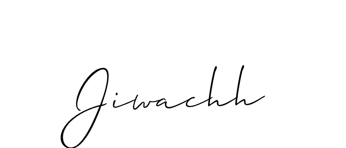 Make a short Jiwachh signature style. Manage your documents anywhere anytime using Allison_Script. Create and add eSignatures, submit forms, share and send files easily. Jiwachh signature style 2 images and pictures png