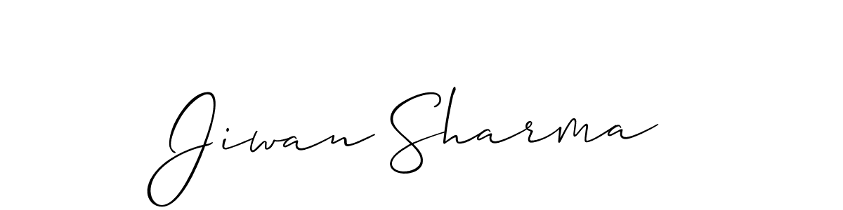 Best and Professional Signature Style for Jiwan Sharma. Allison_Script Best Signature Style Collection. Jiwan Sharma signature style 2 images and pictures png