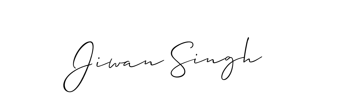 Jiwan Singh stylish signature style. Best Handwritten Sign (Allison_Script) for my name. Handwritten Signature Collection Ideas for my name Jiwan Singh. Jiwan Singh signature style 2 images and pictures png