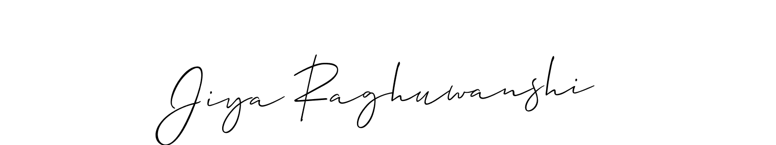 Here are the top 10 professional signature styles for the name Jiya Raghuwanshi. These are the best autograph styles you can use for your name. Jiya Raghuwanshi signature style 2 images and pictures png