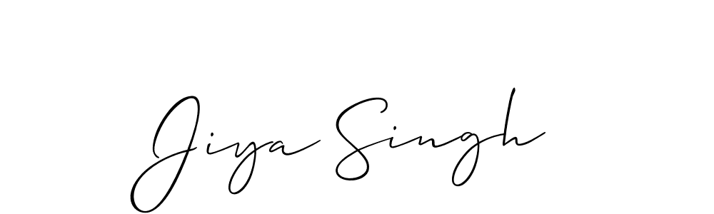 Once you've used our free online signature maker to create your best signature Allison_Script style, it's time to enjoy all of the benefits that Jiya Singh name signing documents. Jiya Singh signature style 2 images and pictures png