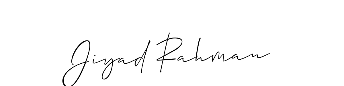 Once you've used our free online signature maker to create your best signature Allison_Script style, it's time to enjoy all of the benefits that Jiyad Rahman name signing documents. Jiyad Rahman signature style 2 images and pictures png