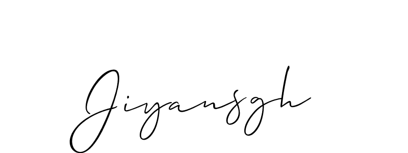 Also we have Jiyansgh name is the best signature style. Create professional handwritten signature collection using Allison_Script autograph style. Jiyansgh signature style 2 images and pictures png