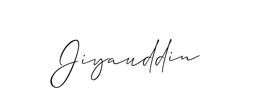 You should practise on your own different ways (Allison_Script) to write your name (Jiyauddin) in signature. don't let someone else do it for you. Jiyauddin signature style 2 images and pictures png