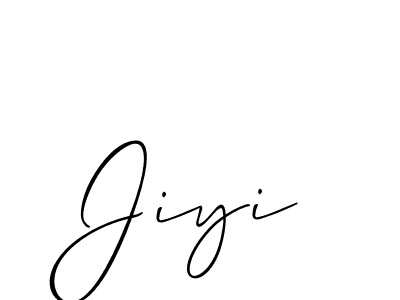 How to Draw Jiyi signature style? Allison_Script is a latest design signature styles for name Jiyi. Jiyi signature style 2 images and pictures png