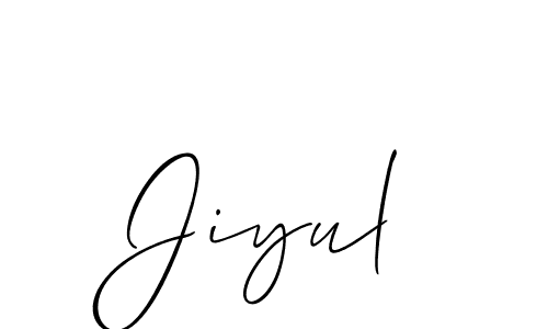 Make a beautiful signature design for name Jiyul. Use this online signature maker to create a handwritten signature for free. Jiyul signature style 2 images and pictures png