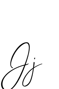 How to make Jj signature? Allison_Script is a professional autograph style. Create handwritten signature for Jj name. Jj signature style 2 images and pictures png