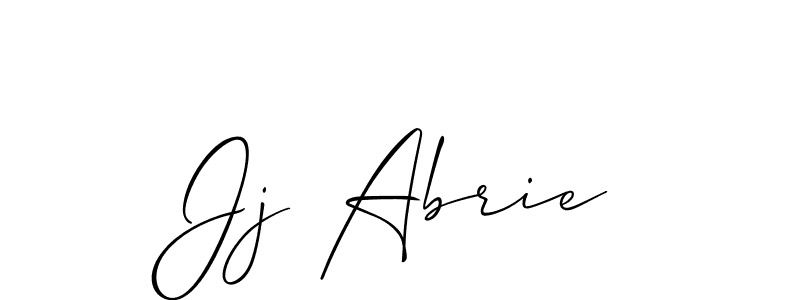 Similarly Allison_Script is the best handwritten signature design. Signature creator online .You can use it as an online autograph creator for name Jj Abrie. Jj Abrie signature style 2 images and pictures png