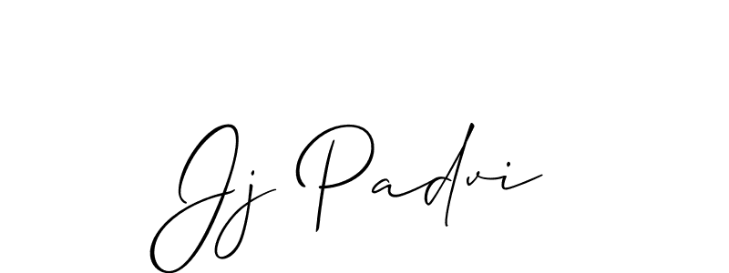 You can use this online signature creator to create a handwritten signature for the name Jj Padvi. This is the best online autograph maker. Jj Padvi signature style 2 images and pictures png