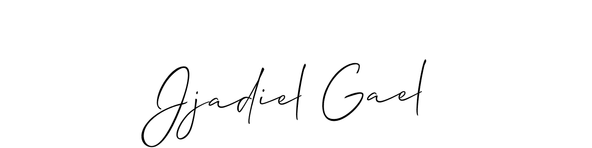 Best and Professional Signature Style for Jjadiel Gael. Allison_Script Best Signature Style Collection. Jjadiel Gael signature style 2 images and pictures png