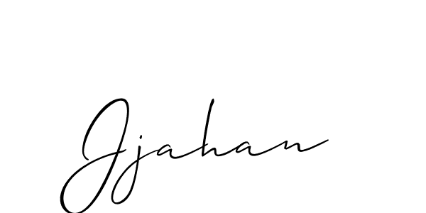 Use a signature maker to create a handwritten signature online. With this signature software, you can design (Allison_Script) your own signature for name Jjahan. Jjahan signature style 2 images and pictures png