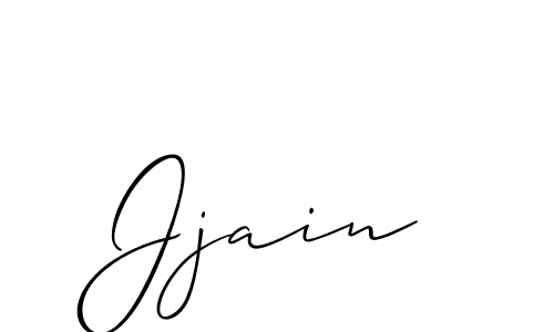 Use a signature maker to create a handwritten signature online. With this signature software, you can design (Allison_Script) your own signature for name Jjain. Jjain signature style 2 images and pictures png