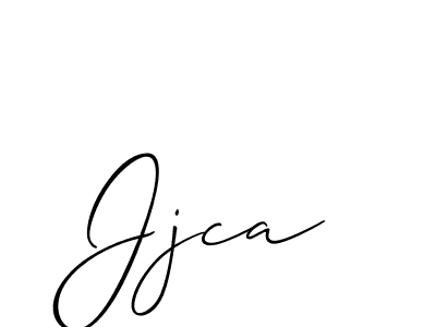 Also You can easily find your signature by using the search form. We will create Jjca name handwritten signature images for you free of cost using Allison_Script sign style. Jjca signature style 2 images and pictures png