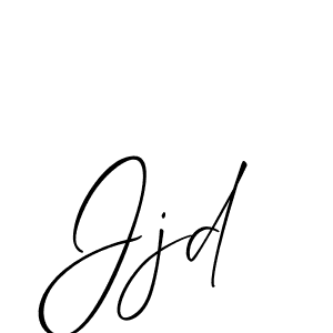 Allison_Script is a professional signature style that is perfect for those who want to add a touch of class to their signature. It is also a great choice for those who want to make their signature more unique. Get Jjd name to fancy signature for free. Jjd signature style 2 images and pictures png