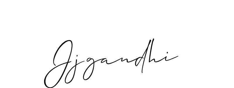 Jjgandhi stylish signature style. Best Handwritten Sign (Allison_Script) for my name. Handwritten Signature Collection Ideas for my name Jjgandhi. Jjgandhi signature style 2 images and pictures png