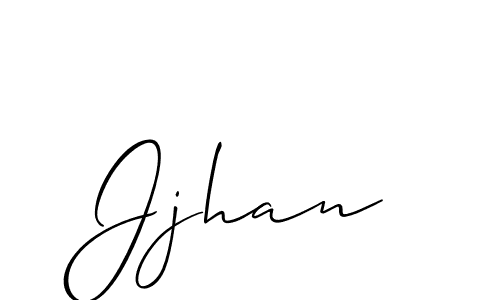 Create a beautiful signature design for name Jjhan. With this signature (Allison_Script) fonts, you can make a handwritten signature for free. Jjhan signature style 2 images and pictures png