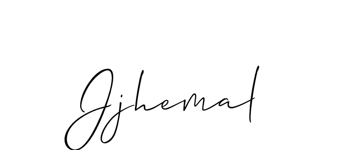 Similarly Allison_Script is the best handwritten signature design. Signature creator online .You can use it as an online autograph creator for name Jjhemal. Jjhemal signature style 2 images and pictures png