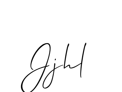 Make a beautiful signature design for name Jjhl. With this signature (Allison_Script) style, you can create a handwritten signature for free. Jjhl signature style 2 images and pictures png