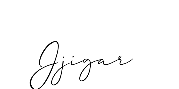 Also we have Jjigar name is the best signature style. Create professional handwritten signature collection using Allison_Script autograph style. Jjigar signature style 2 images and pictures png