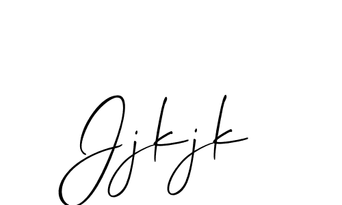 Also You can easily find your signature by using the search form. We will create Jjkjk name handwritten signature images for you free of cost using Allison_Script sign style. Jjkjk signature style 2 images and pictures png