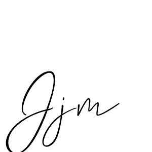 if you are searching for the best signature style for your name Jjm. so please give up your signature search. here we have designed multiple signature styles  using Allison_Script. Jjm signature style 2 images and pictures png